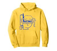 Pulpo dentro del inodoro descarga malvado peligroso mal humor divertido Sudadera con Capucha