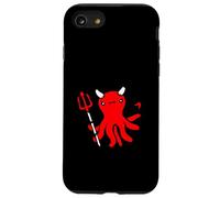 Pulpo Diablo Infierno Satanás Mal Purgatorio Travieso Cómic Divertido Carcasa para iPhone SE (2020) / 7 / 8