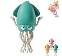 Pulpo Eléctrico Bailarín y Gateante, Pulpo Electrónico Loco Que Gatea y Baila Automáticamente, Pulpo Explorador con Tentáculos, Pulpo Mágico Que Se Balancea, Pulpo Maravilloso(Green Fishing Rod)