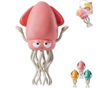 Pulpo Eléctrico Bailarín y Gateante, Pulpo Electrónico Loco Que Gatea y Baila Automáticamente, Pulpo Explorador con Tentáculos, Pulpo Mágico Que Se Balancea, Pulpo Maravilloso(Pink Fishing Rod)
