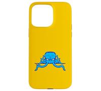 Pulpo escondido bolsa detrás de la pared valla alienígena fresco viaje Carcasa para iPhone 15 Pro Max