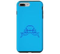 Pulpo escondido bolsa detrás de la pared valla alienígena fresco viaje Carcasa para iPhone 7 Plus/8 Plus