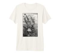 Pulpo Gigante Barco Pirata Calamar de Vela Kraken Vintage Camiseta Premium