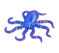 Pulpo impreso en Fidget, pulpo impreso en ,Juguete para animales articulado con articulaciones móviles | Figura antiestrés, adorno creativo de bricolaje, figura de acción colorida para la decoración