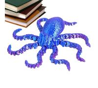 Pulpo impreso en , juguete de pulpo impreso en , Juguete para animales articulado con articulaciones móviles, Figura de acción articulada del mar profundo, adorno creativo de bricolaje, juguete co