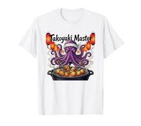 Pulpo Japonés Takoyaki Master Chef Street Food Ukiyo-e Camiseta