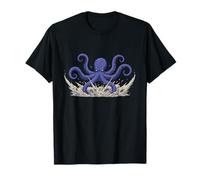 Pulpo Kraken Enojado Que se Levanta del chapoteo del océano Camiseta