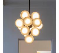 pulpo lámpara colgante Stellar Grape Small, blanca, 13 luces