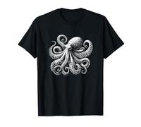 Pulpo Monstruo Marino Kraken Amante Animal Pulpo Camiseta