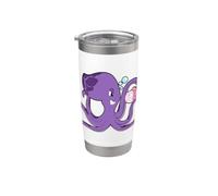 Pulpo Pez Vaso térmico de acero inoxidable de doble pared