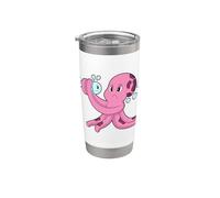 Pulpo Pez Vaso térmico de acero inoxidable de doble pared