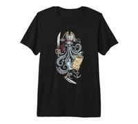 Pulpo Pirata Estilo Kraken Camiseta Premium