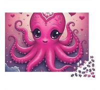 Pulpo Puzle 1000 Piezas - Reto para Mentes Inquietas, Encaje Preciso, Decoración, 52x38cm/1000pcs