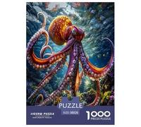 Pulpo Rompecabezas Imposible,desafío for Adults Entretenimiento Creativo 1000 Piezas Obra De Arte De Juego De para Adultos Y Niños A Partir De 12 Años 38x26cm/1000pcs