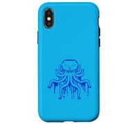 Pulpo tinta mancha gota graffiti spray mal mal humor cómic Carcasa para iPhone X/XS