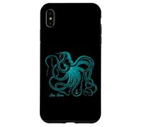 Pulpo Vintage Cool Biólogo Marino Océano Vida Marina Carcasa para iPhone XS MAX