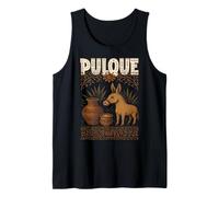 Pulque Antiguo Azteca Bebida Mexicana Pulquería Pirámides Azteca Camiseta sin Mangas