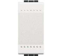 Pulsador 10A iluminable1 móduloBTICINO Livinglight N4005ABlanco