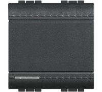 Pulsador 10A iluminable2 módulosBTICINO Livinglight L4005M2AAntracita