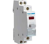 Pulsador 2NA, con piloto rojo 12/48V