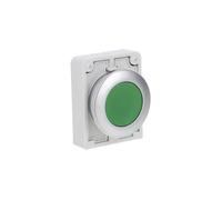 Pulsador 30mm plano verde con recirculación 182919