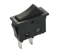 Pulsador basculante unipolar 16a/250vac negro