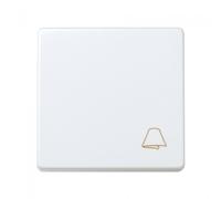 Pulsador campana ancho Simon 27 blanco - 27150-65