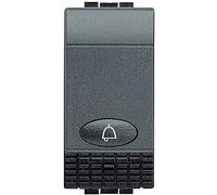 Pulsador Campana Bticino L4042N LivingLight1 modulo Antracita