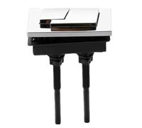 Pulsador Cisterna 1pcs Square Dual Flush Toilet Tank Button Toilet Tank Valve Universal Closestool Switch Press Bathroom Accessories(B)