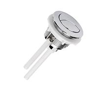 Pulsador Cisterna de Doble Descarga 38 mm Pulsador doble rasante WC Botón Reemplazo enjuague de inodoro con botón para inodoro, enjuague de inodoro con botón (B)