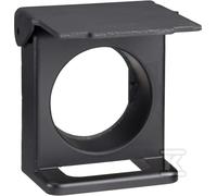 Pulsador con bloqueo flap Fi22 negro ZB4BZ62