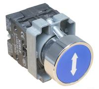 Pulsador con indicador LED de doble color robusto (puntos de acoplamiento) | Contacto 1NO 1NC, protección IP40, LED de estado claro, para una construcción robusta, fácil montaje