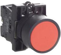 Pulsador con retorno, contactos NCØ 22mm rojoSOLERA PULSA5R