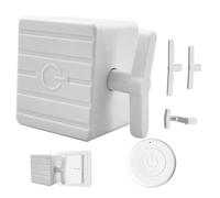 Pulsador de botón | Interruptor inalámbrico Autoadhesivo de luz, Duradero, sin Perforaciones, protección para Timbre, botón de presión, luz de Puerta