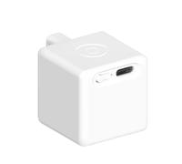 Pulsador de botones, Pulsador De Robot Inteligente Recargable Tipo C Con Botón Para Cortinas Garaje, Switchbot, Remoto Para la habitación(White)