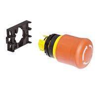 Pulsador de cabeza en forma de hongo Eaton M22-PVT de 22 mm de di metro, actuador rojo T