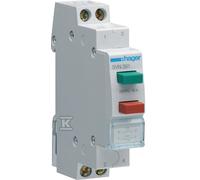 Pulsador de mando doble 1N 1NC verde-rojo SVN391
