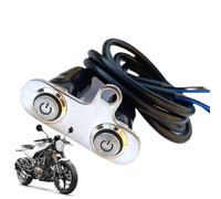 Pulsador De Manillar - Interruptor De Faro Y Piloto Para Manillar,Control Impermeable De Lámpara Para Motociclistas