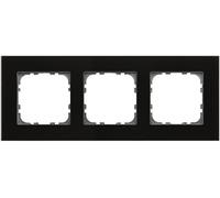 Pulsador de marco de vidrio MDT 3 velocidades para programas de 55 mm negro