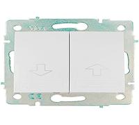 Pulsador empotrable sin marco 10A 250V de 83x81mm color blanco Solera ERP20QC