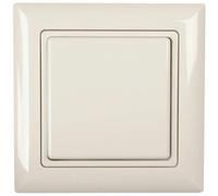 Pulsador de sensores inalámbricos blanco puro brillante Eltako FT55 con balancín