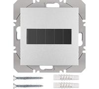 Pulsador de superficie KNX radio quicklink solar simple, berker.Net Emisores KNX radio de hager, para series berker S.1/ B.3/ B.7 de hager, aluminio
