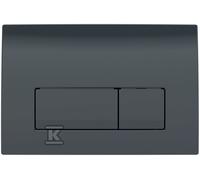 Pulsador DELTA50 frontal negro RAL9005 51 115.119.DW.1