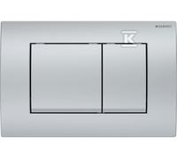 Pulsador descarga Delta30 frontal cromo mate 115.137.46.1