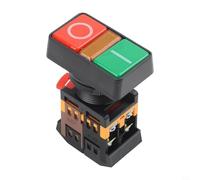 Pulsador doble con indicador LED para material ABS resistente (PPBB-30N)