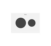 Pulsador Doble para Cisterna Empotrada Titanio Duplo 189x3x130mm Negro Roca