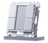 Pulsador doble plus aluminio - Sensor táctil para sistema de bus de 4 vías MTN627660 | Schneider Electric | MTN627660 | MTN627660 | Sensor táctil con bus de comunicación