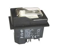 Pulsador electromagnético impermeable para picadora de derivación KEDU KJD16 16 A 240 V 4 pines blanco (5 pines)