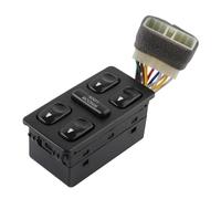 Pulsador Elevalunas Para Hyundai Para Elantra Para Galloper 1992-1994 Interruptor De Ventanilla Eléctrica Delantera Izquierda 12 Pines 93570-28001 Botón Ventanillas