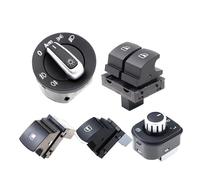 Pulsador Elevalunas Para VW CC Para Caddy Para Golf Para Passat 2003-2015 Interruptores De Ventanilla Espejo Y Combustible Para Coche 5ND941431B Botón Ventanillas(1 sets)